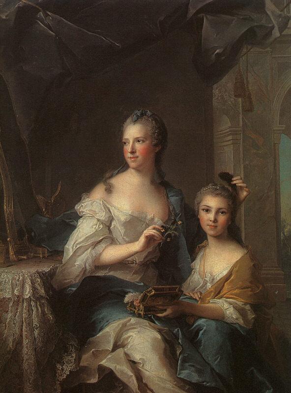 NATTIER, Jean-Marc Madame Marsollier and her Daughter sg